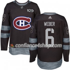 Adidas Maillot de Hockey Montreal Canadiens Shea Weber 6 1917-2017 100th Anniversary Noir Authentic - Homme